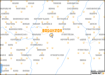 map of Badukrom