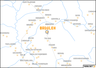 map of Bādūleh