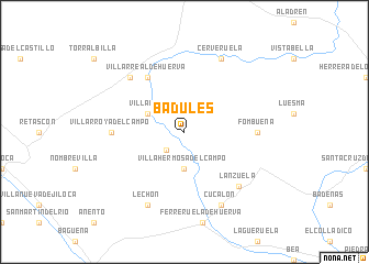 map of Badules