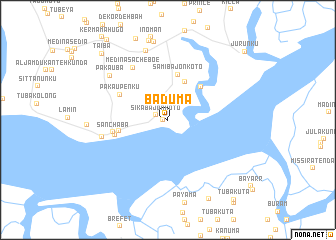 map of Ba Duma