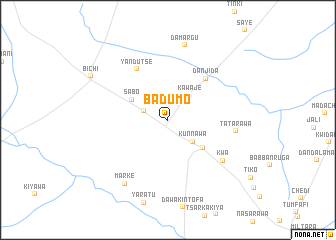 map of Badumo