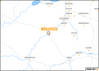 map of Badungu