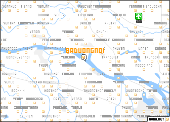 map of Bá Dương Nội