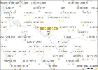 map of Bad Urach