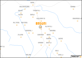 map of Baduri