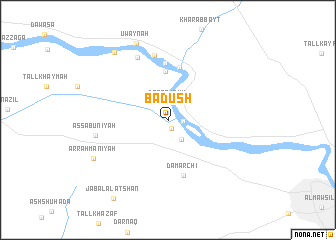 map of Bādūsh