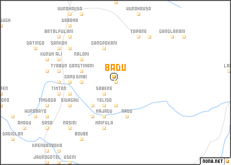 map of Badu