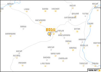 map of Badu