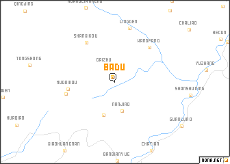 map of Badu
