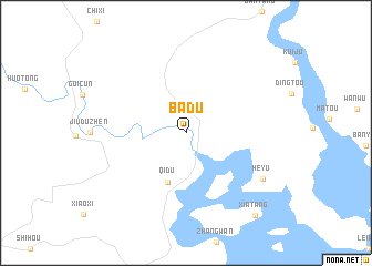 map of Badu