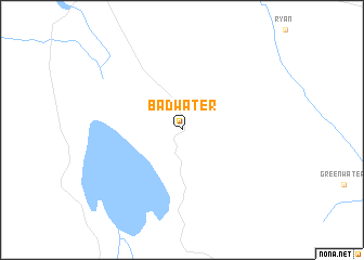 map of Badwater