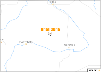 map of Bad Wound