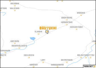 map of Badyukhi