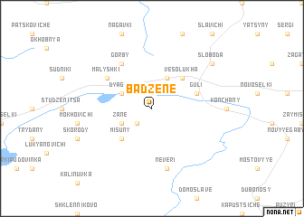 map of Badzene