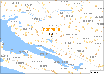 map of Badžula