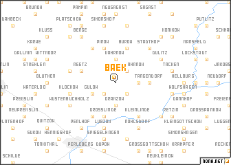 map of Baek