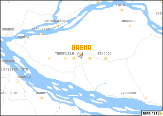 map of Baema