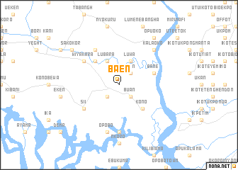 map of Baen