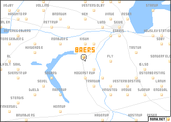 map of Bærs