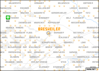 map of Baesweiler