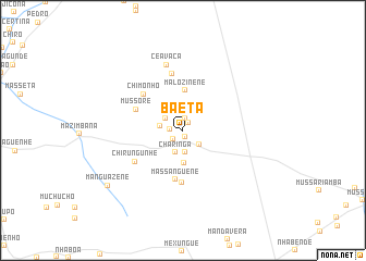 map of Baeta