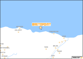 map of Baeto Point