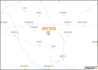 map of Bafaga