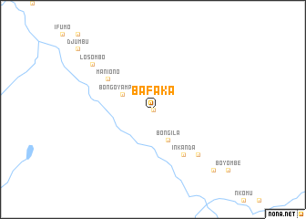 map of Bafaka