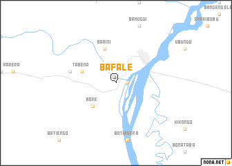 map of Bafale