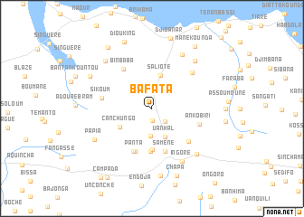 map of Bafata