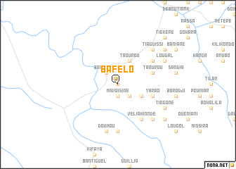 map of Bafélo