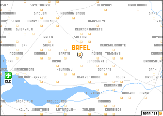 map of Bafèl