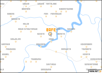 map of Bafé
