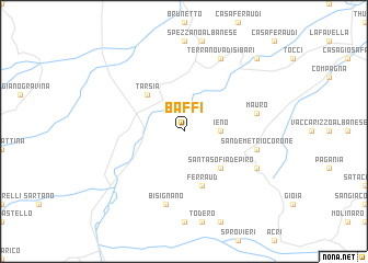 map of Baffi