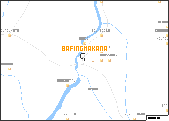 map of Bafing Makana