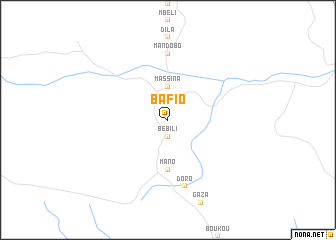 map of Bafio