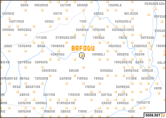 map of Bafodu
