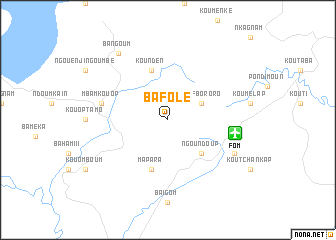 map of Bafolé