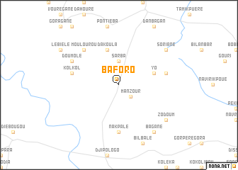 map of Baforo