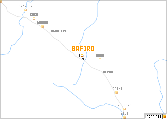 map of Baforo