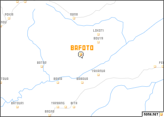 map of Bafoto