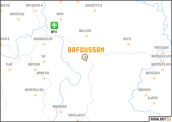 map of Bafoussam