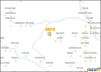 map of Bafo