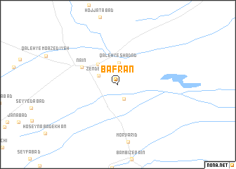map of Bāfrān