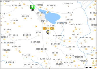 map of Báfra