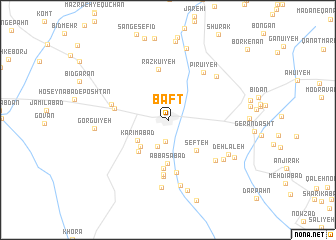 map of Bāft