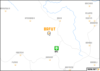 map of Bafut