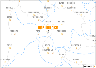 map of Bafwabaka