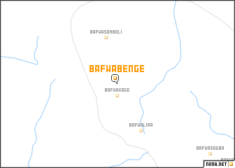 map of Bafwabenge