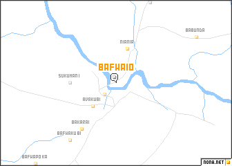 map of Bafwaio